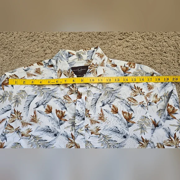 Black Brown 1826 Button Down Size Small Shirt - Picture 4 of 6